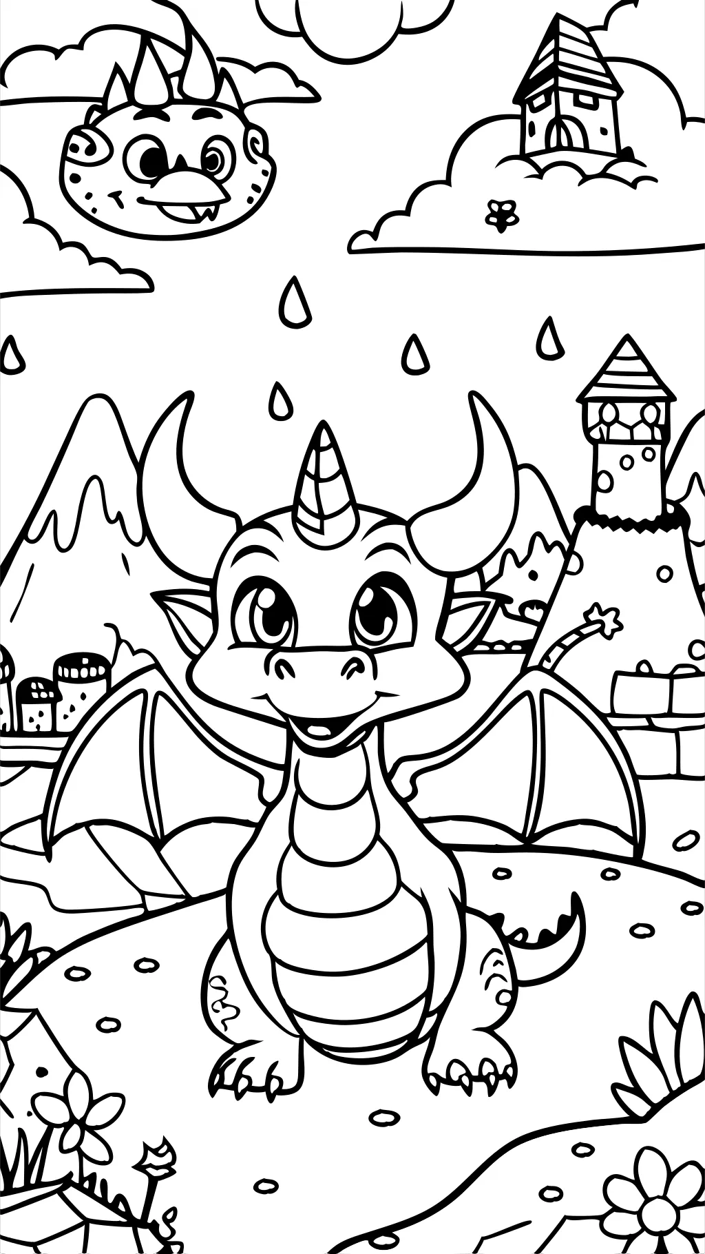 Spyro the Dragon Coloring Pages